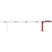 Access barrier with counterweight | and swing post | clear width: 4000 mm | with Euro profile cylinder lock